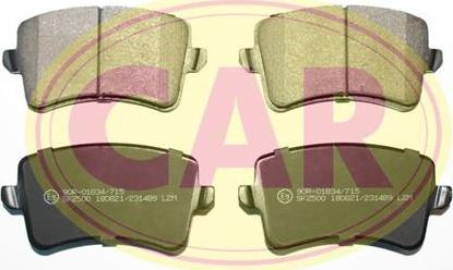 CAR PNT9841 - Set placute frana,frana disc aaoparts.ro