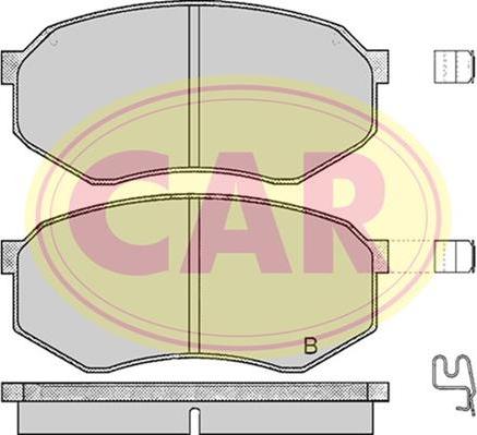 CAR PNT473 - Set placute frana,frana disc aaoparts.ro