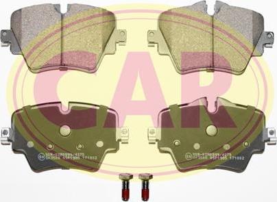 CAR PNT5891 - Set placute frana,frana disc aaoparts.ro