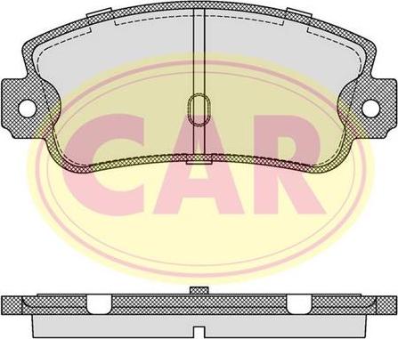 CAR PNT601 - Set placute frana,frana disc aaoparts.ro