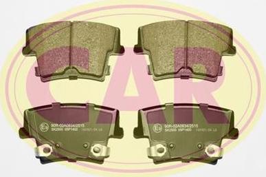 CAR PNT0041 - Set placute frana,frana disc aaoparts.ro