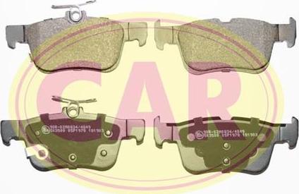 CAR PNT8791 - Set placute frana,frana disc aaoparts.ro