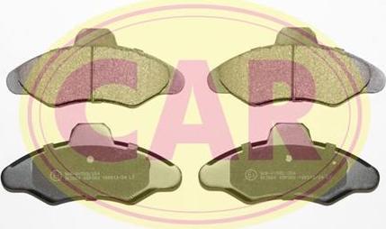 CAR PNT383 - Set placute frana,frana disc aaoparts.ro