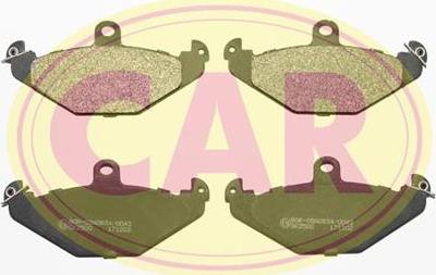 CAR PNT724 - Set placute frana,frana disc aaoparts.ro