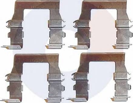 Carrab Brake Parts 1969 - Set accesorii, placute frana aaoparts.ro