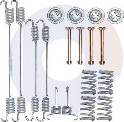 Carrab Brake Parts 3249 - Set accesorii, sabot de frana aaoparts.ro