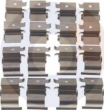 Carrab Brake Parts 2528 - Set accesorii, placute frana aaoparts.ro