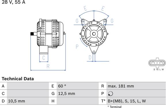 Carwood Group BREF0320986042580 - Generator / Alternator aaoparts.ro