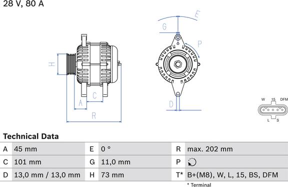 Carwood Group BREF0320986047440 - Generator / Alternator aaoparts.ro