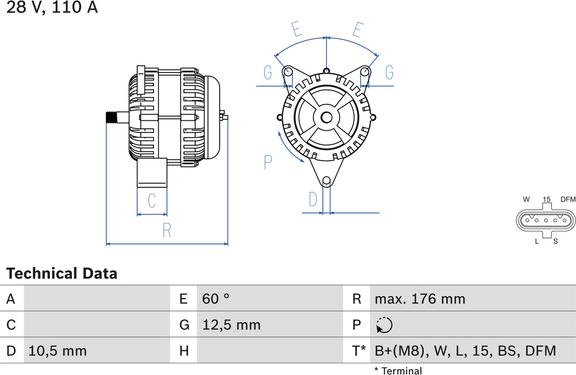 Carwood Group BREF0320986047520 - Generator / Alternator aaoparts.ro