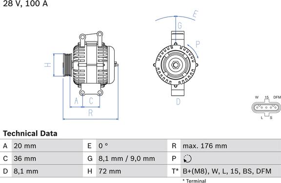 Carwood Group BREF0320986047820 - Generator / Alternator aaoparts.ro