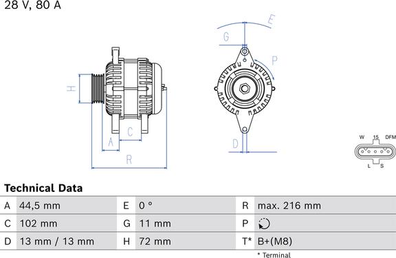 Carwood Group BREF0320986086060 - Generator / Alternator aaoparts.ro