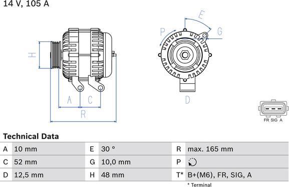 Carwood Group BREF0320986080440 - Generator / Alternator aaoparts.ro
