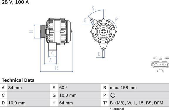 Carwood Group BREF0320986083950 - Generator / Alternator aaoparts.ro