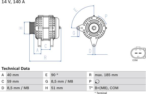Carwood Group BREF0320986083160 - Generator / Alternator aaoparts.ro