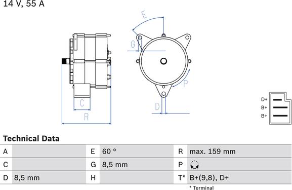 Carwood Group BREF0320986031020 - Generator / Alternator aaoparts.ro