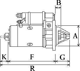 Carwood Group BREF032116742 - Starter aaoparts.ro