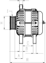 Carwood Group BREF032116741 - Generator / Alternator aaoparts.ro