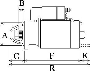 Carwood Group BREF032116855 - Starter aaoparts.ro