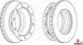 Febi Bilstein 47030 - Disc frana aaoparts.ro