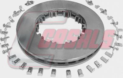 Casals 55350-K - Disc frana aaoparts.ro