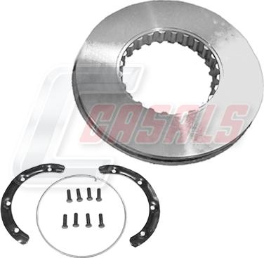 Casals 55351-V-K - Disc frana aaoparts.ro