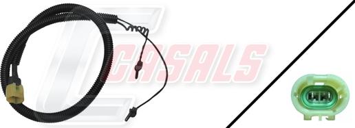 Casals 50098 - Senzor de avertizare,uzura placute de frana aaoparts.ro