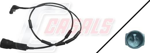 Casals 50044 - Senzor de avertizare,uzura placute de frana aaoparts.ro