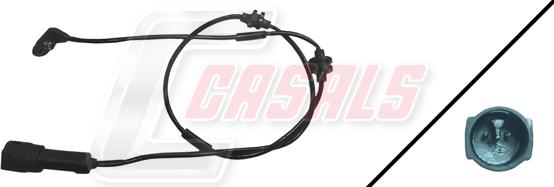 Casals 50045 - Senzor de avertizare,uzura placute de frana aaoparts.ro