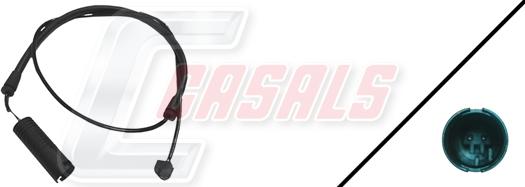 Casals 50076 - Senzor de avertizare,uzura placute de frana aaoparts.ro