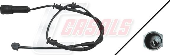 Casals 50187 - Senzor de avertizare,uzura placute de frana aaoparts.ro