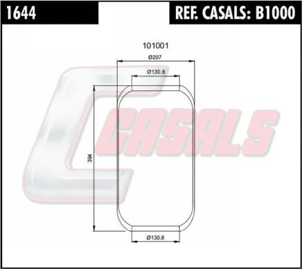Casals B1000 - Burduf, suspensie pneumatica aaoparts.ro