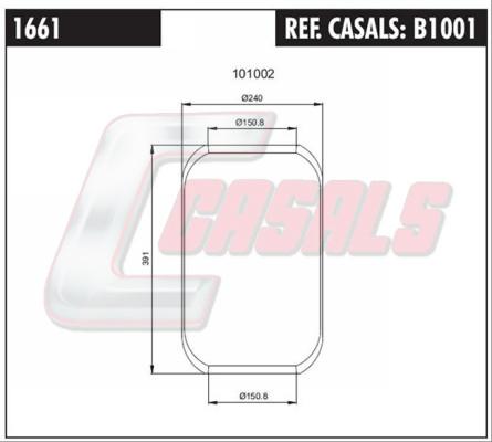 Casals B1001 - Burduf, suspensie pneumatica aaoparts.ro