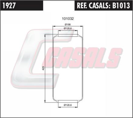 Casals B1013 - Burduf, suspensie pneumatica aaoparts.ro