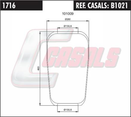 Casals B1021 - Burduf, suspensie pneumatica aaoparts.ro