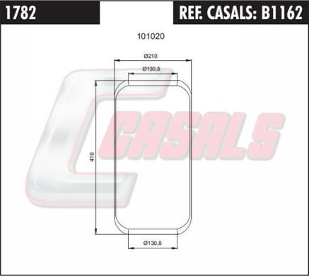 Casals B1162 - Burduf, suspensie pneumatica aaoparts.ro