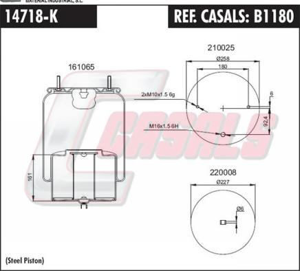 Casals B1180 - Burduf, suspensie pneumatica aaoparts.ro