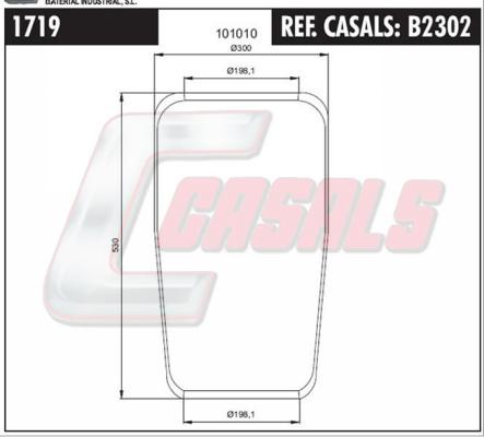 Casals B2302 - Burduf, suspensie pneumatica aaoparts.ro