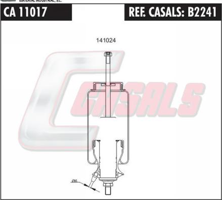 Casals B2241 - Burduf, suspensie cabina sofer aaoparts.ro