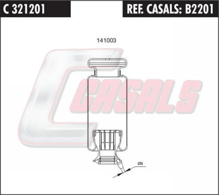 Casals B2201 - Burduf, suspensie cabina sofer aaoparts.ro