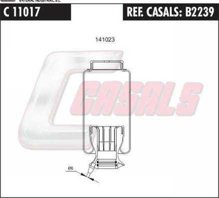 Casals B2239 - Burduf, suspensie cabina sofer aaoparts.ro