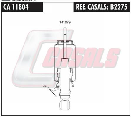 Casals B2275 - Burduf, suspensie cabina sofer aaoparts.ro