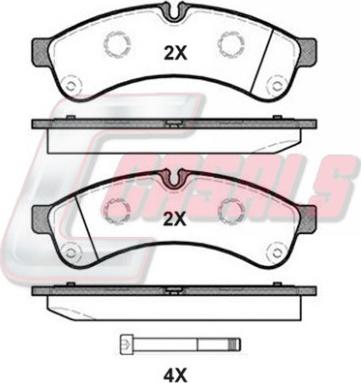 Casals BKM231 - Set placute frana,frana disc aaoparts.ro