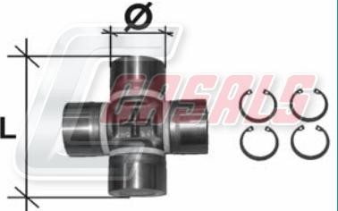 Casals CR15 - Articulatie, cardan aaoparts.ro