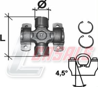 Casals CR28 - Articulatie, cardan aaoparts.ro