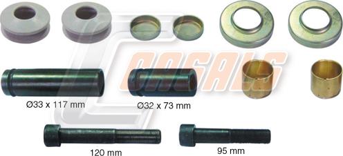 Casals MD544 - Set reparatie, etrier aaoparts.ro