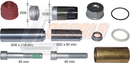 Casals MD1004 - Set reparatie, etrier aaoparts.ro