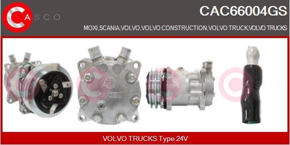 Casco CAC66004GS - Compresor, climatizare aaoparts.ro