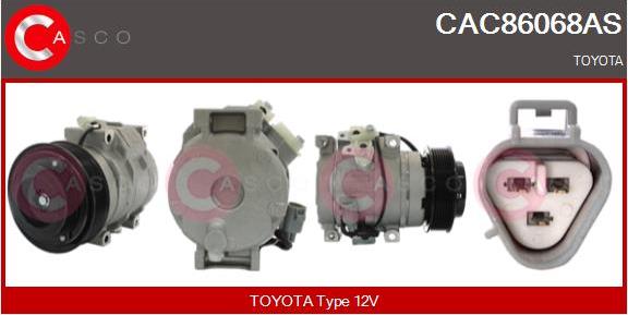 Casco CAC86068AS - Compresor, climatizare aaoparts.ro