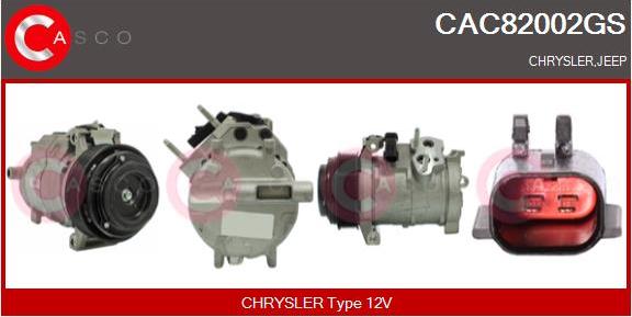 Casco CAC82002GS - Compresor, climatizare aaoparts.ro